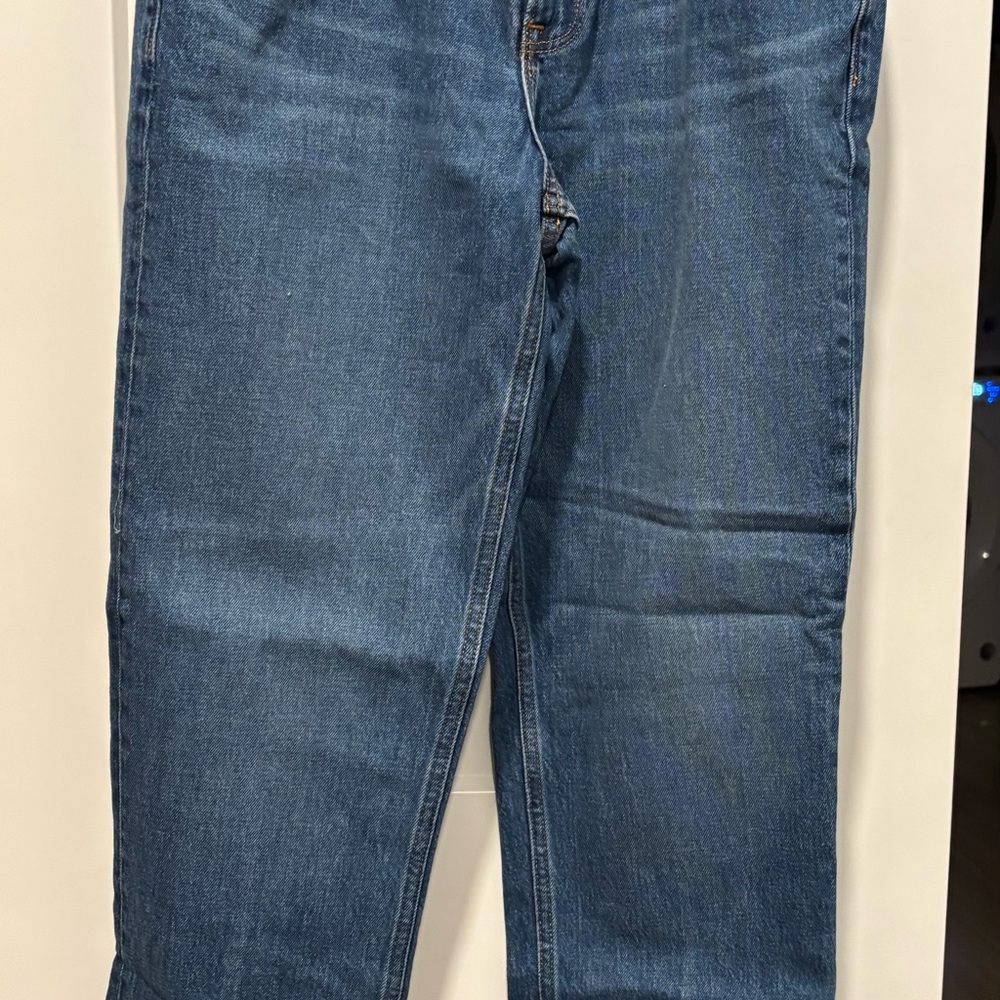 Abercrombie & Fitch Women's Blue Straight Leg Jeans
